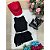 Conjunto Boiadeira Infantil Jeans Preto Country Festa Rodeio - Imagem 12
