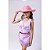Conjunto Boiadeira Infantil Jeans Lilas Country Festa Rodeio - Imagem 8