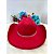 Chapéu Vermelho Boiadeira Cowboy Infantil Festa Rodeio - Imagem 8