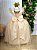 Vestido de Festa Infantil Dourado Longo Daminha Casamento - Imagem 5