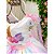 Vestido de Festa Infantil Unicórnio Colorido - Imagem 4
