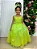 Vestido de Princesa Infantil Longo Verde com Tiara para Festa - Imagem 8