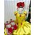 Fantasia Princesa Infantil Amarela Contos de Fadas Luxo Longa Festas Aniversário - Imagem 7