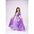 Fantasia Infantil Princesa Lilás Longa para Festa - Imagem 3
