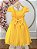 Vestido de Festa Infantil Amarelo com Pérolas e Strass - Imagem 9