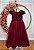 Vestido Infantil Formatura Festa Luxo Daminhas Marsala Luxo - Imagem 5