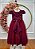 Vestido Infantil Formatura Festa Luxo Daminhas Marsala Luxo - Imagem 6