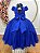 Vestido Infantil Formatura Festa Luxo Daminhas Azul Royal Luxo - Imagem 4