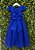 Vestido Infantil Formatura Festa Luxo Daminhas Azul Royal Luxo - Imagem 5