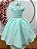 Vestido Infantil Longo Verde Menta Para Daminha Formatura Festa - Imagem 8