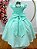Vestido Infantil Longo Verde Menta Para Daminha Formatura Festa - Imagem 10