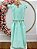 Vestido Infantil Longo Verde Menta Para Daminha Formatura Festa - Imagem 11
