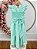 Vestido Infantil Longo Verde Menta Para Daminha Formatura Festa - Imagem 12