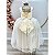 Vestido Infantil Longo Off White Daminhas Festas Luxo - Imagem 4