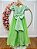 Vestido Infantil Formatura Festa Luxo Daminhas Verde Luxo - Imagem 5