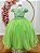 Vestido Infantil Formatura Festa Luxo Daminhas Verde Luxo - Imagem 1