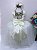 Vestido Infantil Marfim Casamento Festa Luxo Daminhas - Imagem 5