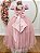 Vestido Infantil Formatura Festas Luxo Daminhas Rose - Imagem 3