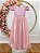 Vestido Infantil Formatura Festas Luxo Daminhas Rose - Imagem 4