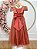 Vestido Infantil Formatura Festas Luxo Daminhas Terracota - Imagem 7
