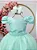Vestido Infantil Formatura Festas Luxo Daminhas Verde Menta - Imagem 5