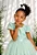 Vestido Infantil Formatura Festas Luxo Daminhas Verde Menta - Imagem 9