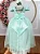 Vestido Infantil Formatura Festas Luxo Daminhas Verde Menta - Imagem 6