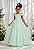 Vestido Infantil Formatura Festas Luxo Daminhas Verde Menta - Imagem 1