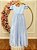 Vestido Infantil Formatura Festas Luxo Daminhas Azul Bebe - Imagem 8