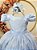 Vestido Infantil Formatura Festas Luxo Daminhas Azul Bebe - Imagem 5