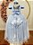 Vestido Infantil Formatura Festas Luxo Daminhas Azul Bebe - Imagem 6