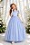 Vestido Infantil Formatura Festas Luxo Daminhas Azul Bebe - Imagem 1