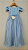 Vestido Infantil Formatura Festas Luxo Daminhas Azul Bebe - Imagem 2