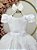 Vestido Infantil Formatura Festas Luxo Daminhas Branco - Imagem 4