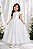 Vestido Infantil Formatura Festas Luxo Daminhas Branco - Imagem 1
