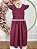Vestido Infantil Longo Marsala Para Daminha Formatura Festa - Imagem 6
