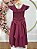 Vestido Infantil Longo Marsala Para Daminha Formatura Festa - Imagem 7