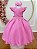 Vestido Infantil Longo Rosa Chiclete Para Daminha Formatura Festa - Imagem 3