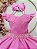 Vestido Infantil Longo Rosa Chiclete Para Daminha Formatura Festa - Imagem 4