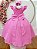 Vestido Infantil Longo Rosa Chiclete Para Daminha Formatura Festa - Imagem 5