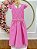 Vestido Infantil Longo Rosa Chiclete Para Daminha Formatura Festa - Imagem 6