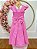 Vestido Infantil Longo Rosa Chiclete Para Daminha Formatura Festa - Imagem 7
