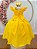Vestido Infantil Longo Amarelo Ouro Para Daminha Formatura Festa - Imagem 5