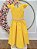 Vestido Infantil Longo Amarelo Ouro Para Daminha Formatura Festa - Imagem 6