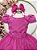 Vestido Infantil Formatura Festas Luxo Daminhas Pink - Imagem 5