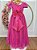 Vestido Infantil Formatura Festas Luxo Daminhas Pink - Imagem 8