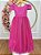 Vestido Infantil Formatura Festas Luxo Daminhas Pink - Imagem 4