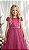 Vestido Infantil Formatura Festas Luxo Daminhas Pink - Imagem 2