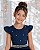 Vestido Infantil Longo Azul Marinho Para Daminha Formatura Festa - Imagem 2