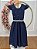 Vestido Infantil Longo Azul Marinho Para Daminha Formatura Festa - Imagem 6
